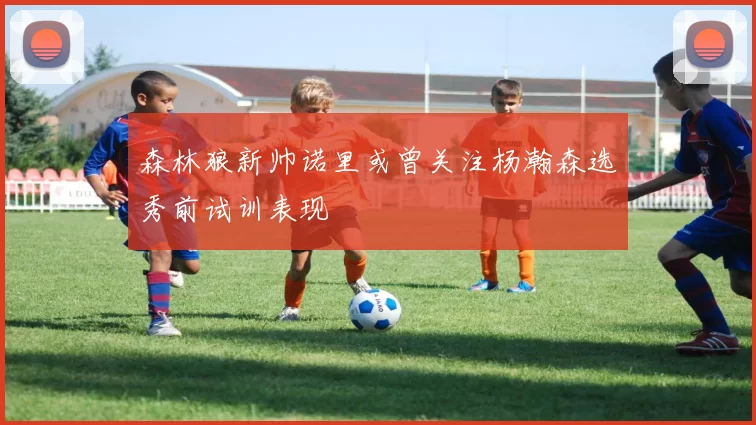 森林狼新帅诺里或曾关注杨瀚森选秀前试训表现